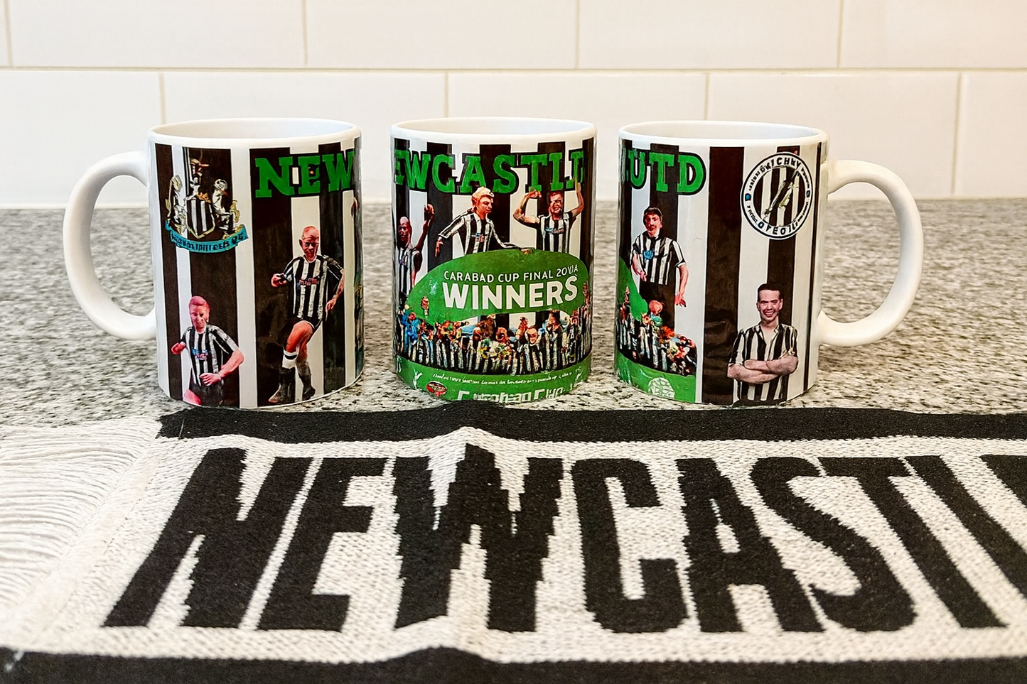 Newcastle United Carabo Cup Winners mug