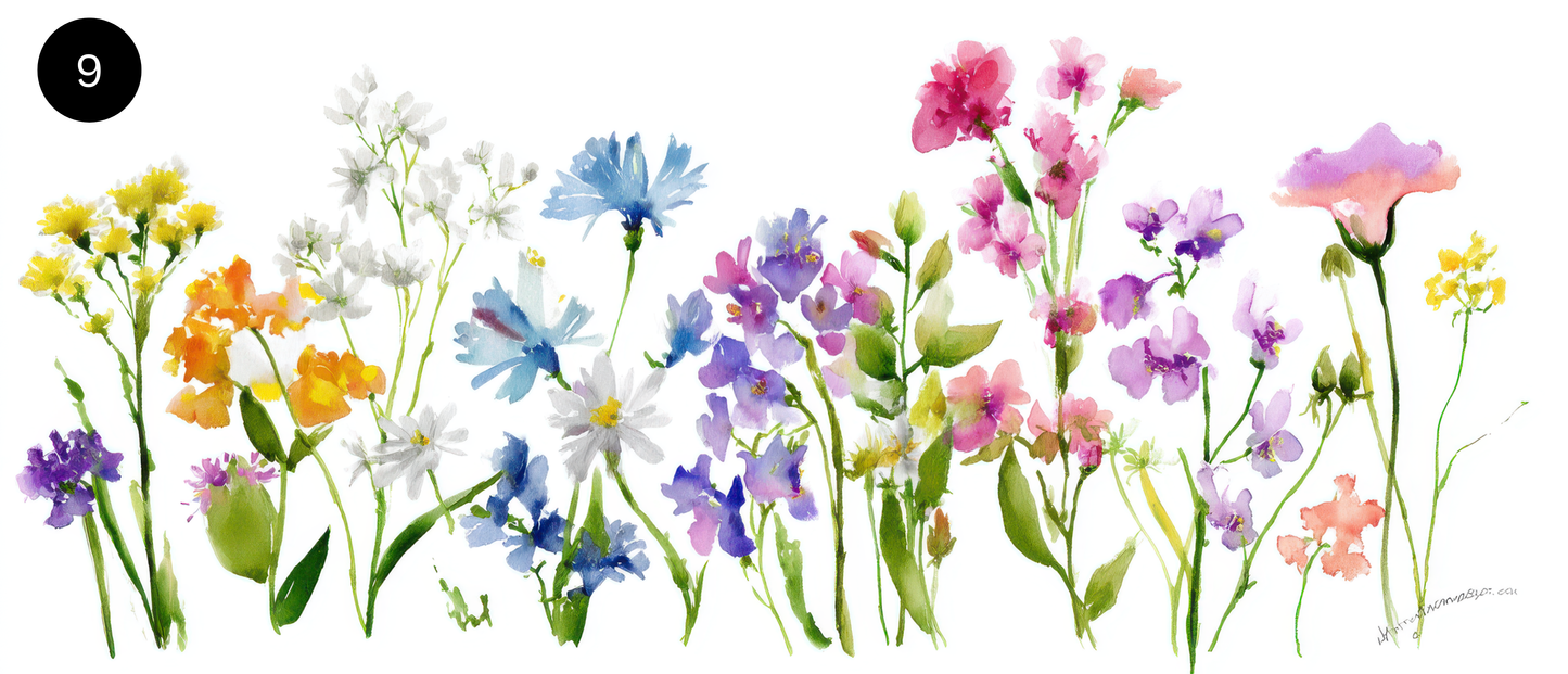 Floral Watercolour Mug