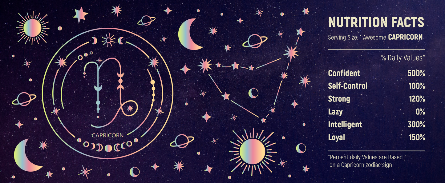 Signs of the Zodiac - Black