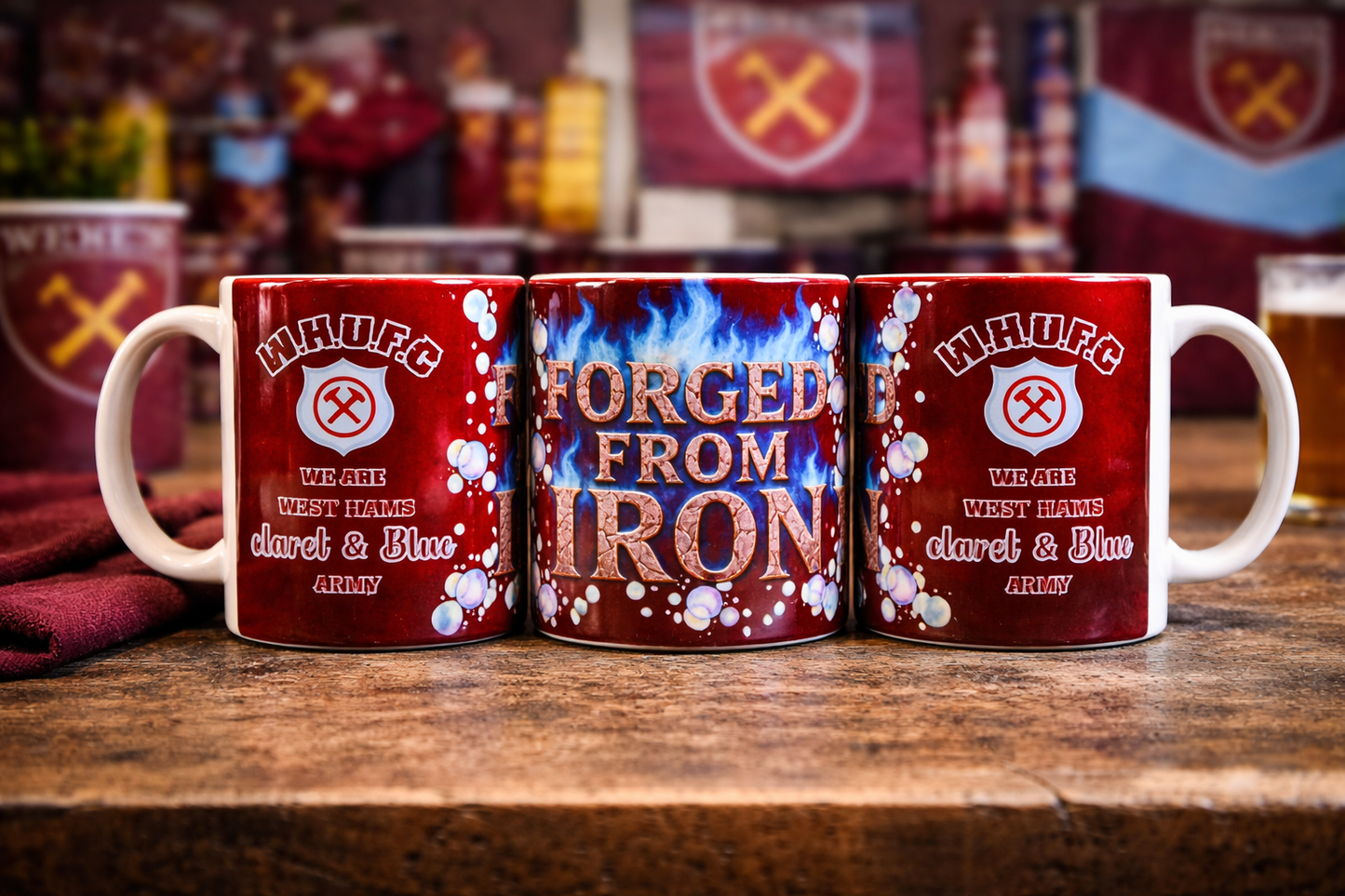 Forged From Iron West Ham Mug