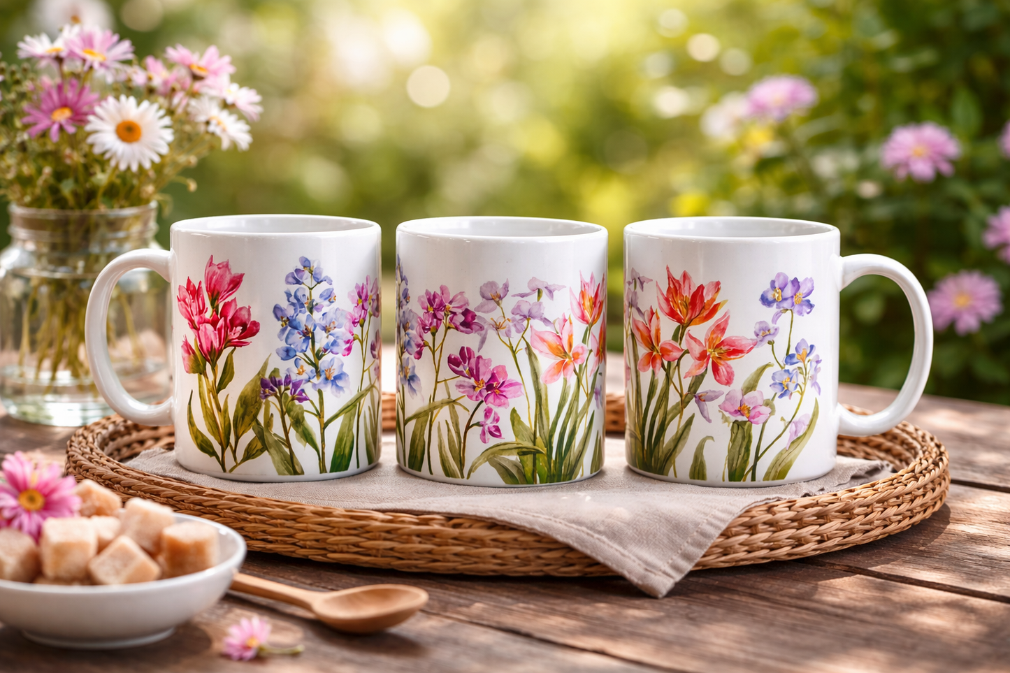 Floral Watercolour Mug