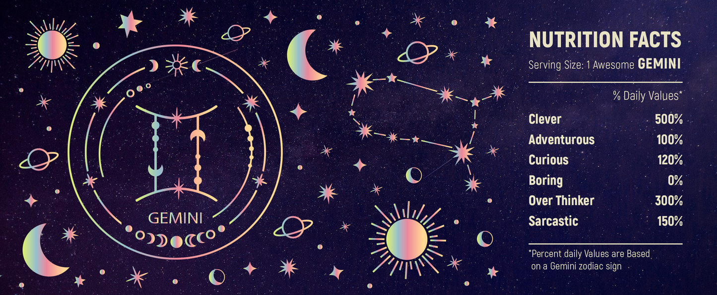 Signs of the Zodiac - Black