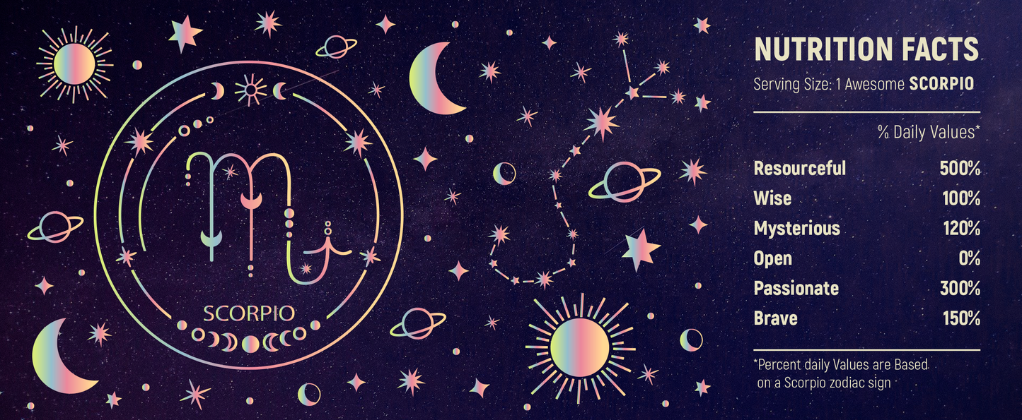 Signs of the Zodiac - Black