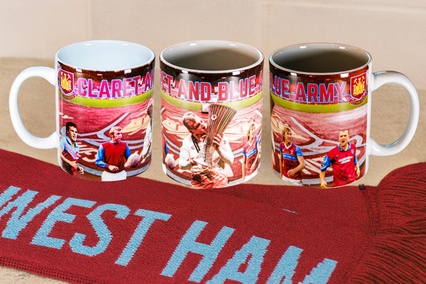 West Ham Claret and Blue Army Mug