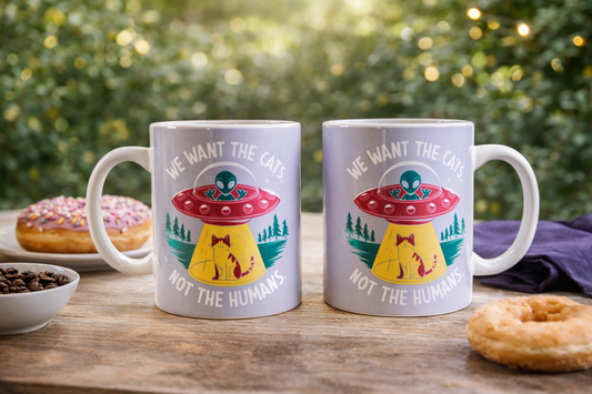 Cat Abduction Mug